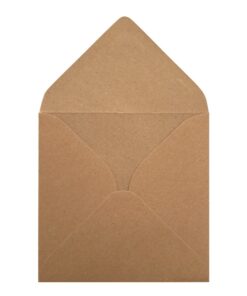 Fleck Kraft Envelope 155mm Square Open