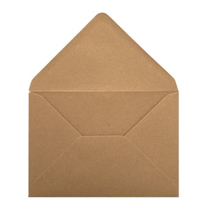 Fleck Kraft Envelope C6 Open