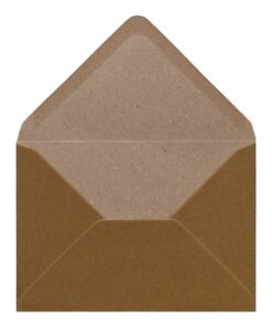 Gold Kraft Envelope C7 Open