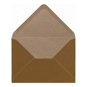 Gold Kraft Envelope C7 Open