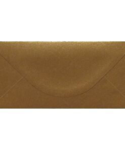 Gold Kraft Envelope Dl Closed