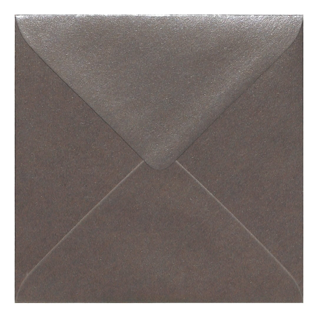 Pewter Kraft Envelope 130mm Square Closed