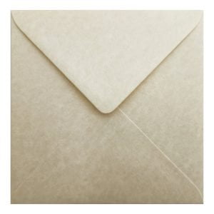 Parchment Hammer Envelope 130mm Square Closed