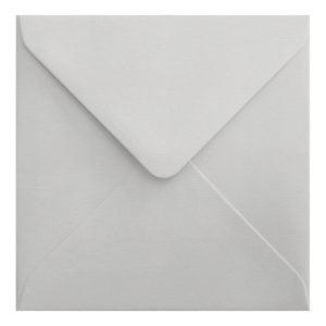 White Laid Envelope 130mm Square Closed