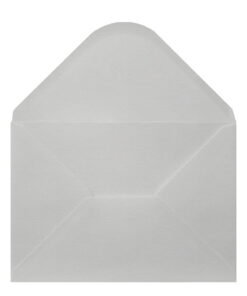 White Laid Envelope A5 Open