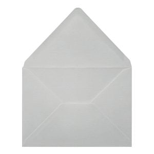 White Laid Envelope B6 Open
