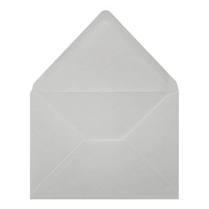 White Laid Envelope C6 Open