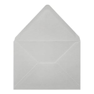 White Laid Envelope C7 Open