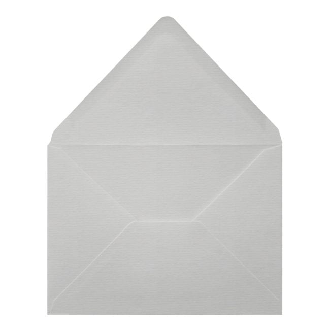 White Laid Envelope C7 Open