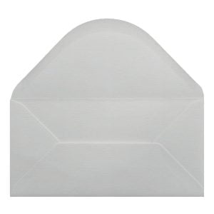 White Laid Envelope Dl Open