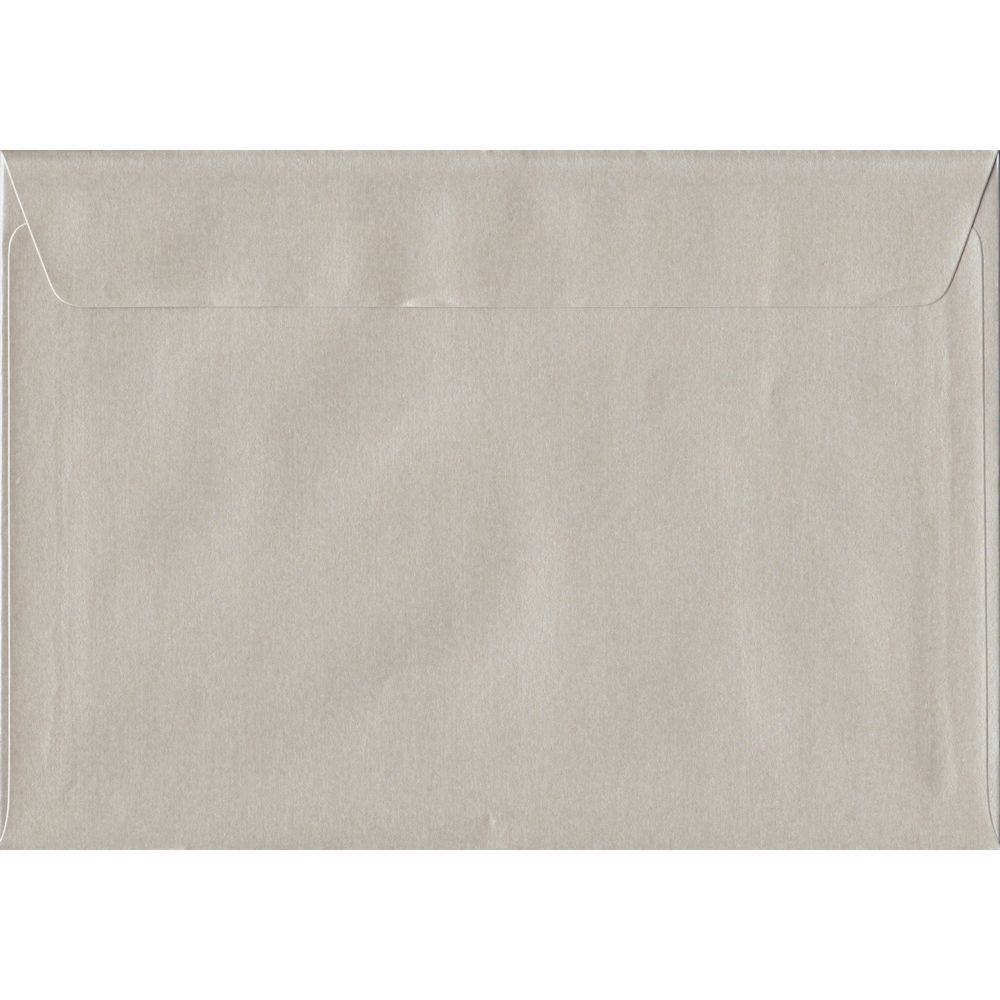 100 A5 Pearlescent Oyster Envelopes. 162mm x 229mm. 100gsm paper. Peel/Seal Flap.
