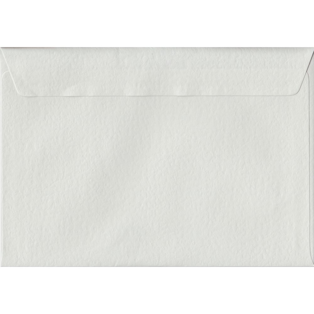100 A5 White Envelopes. White Hammer. 162mm x 229mm. 100gsm paper. Peel/Seal Flap.