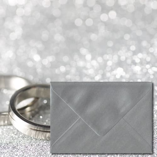 Silver Colour Envelopes