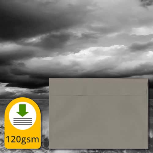Storm Grey Luxury Envelopes