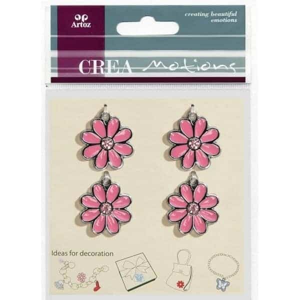 Flower Pink Charms By Artoz