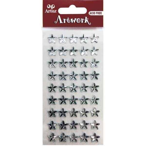 10mm Crystal Rhinestone Stars Craft Embellishment By Artoz