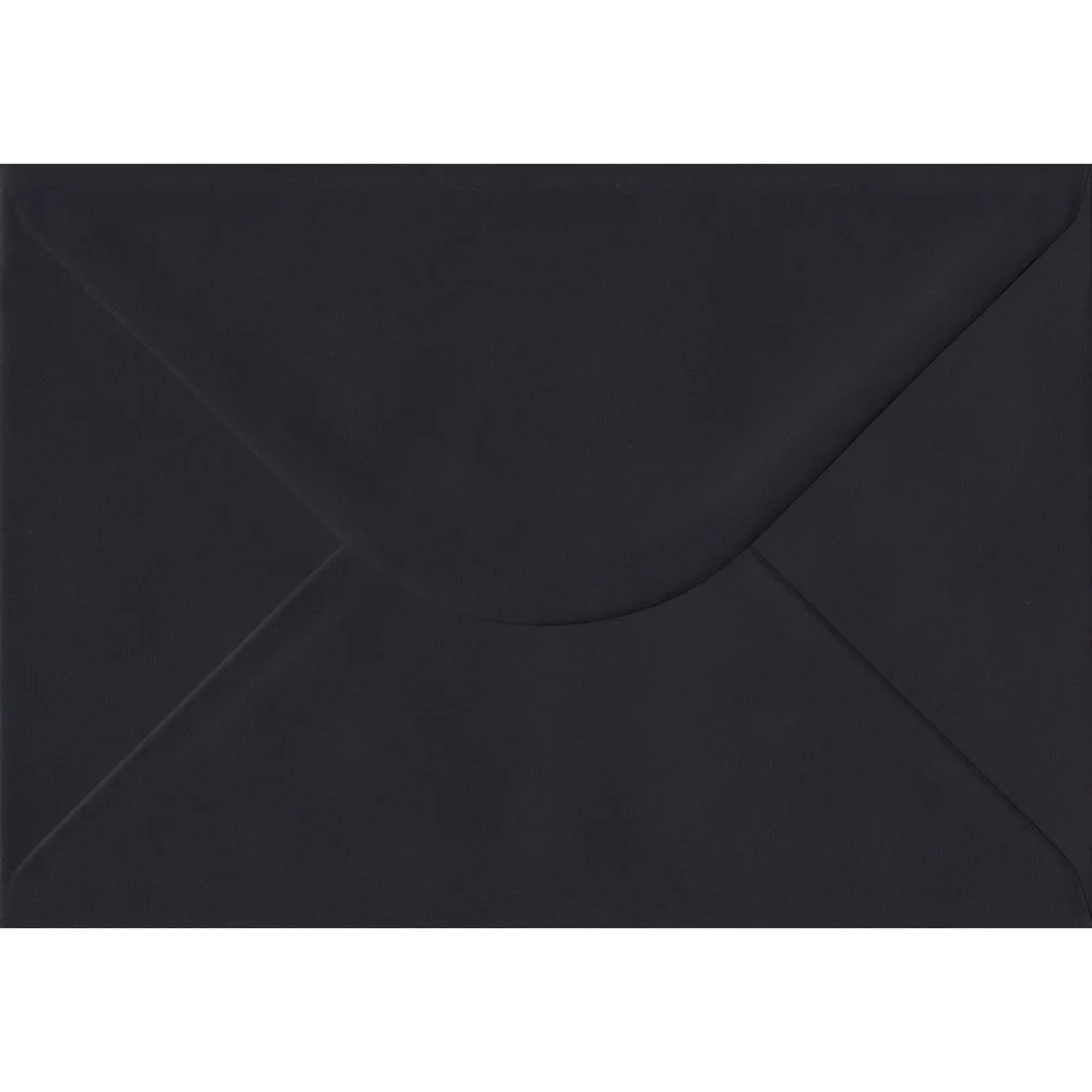 Black Premium Gummed C5 162mm x 229mm Individual Coloured Envelope