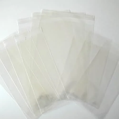 C6 114mm X 162mm Self Adhesive Cellophane Bags For Envelopes