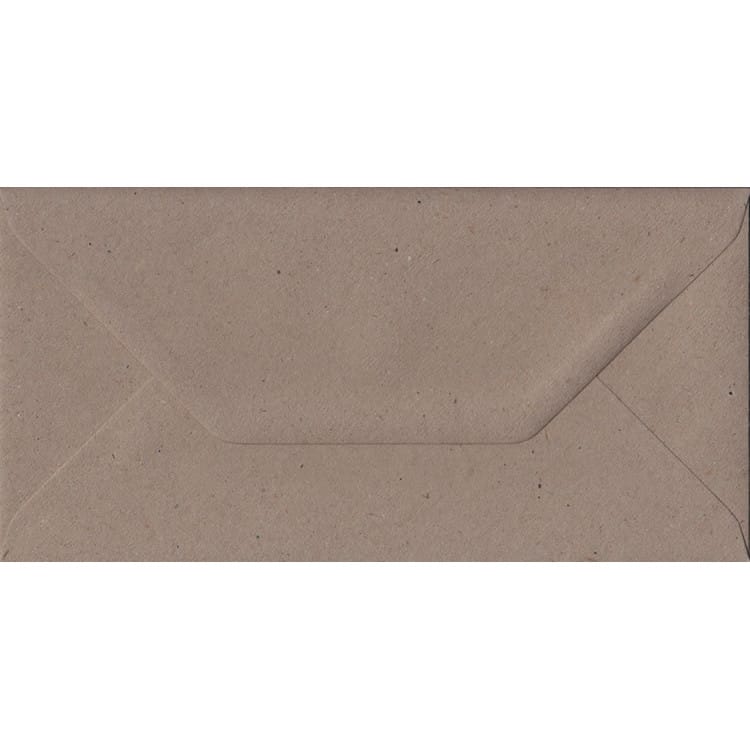 Fleck Craft Recycled Gummed DL 110mm x 220mm Individual Coloured Envelope