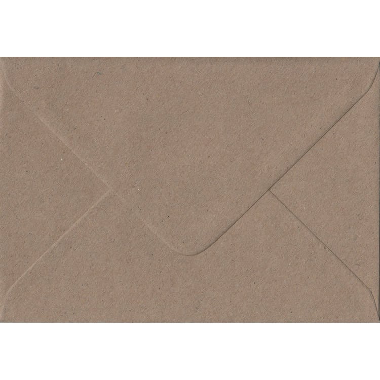 Kraft Fleck Envelopes More Sizes - C7 C6 C5 DL 130 155 164 Square Brown 