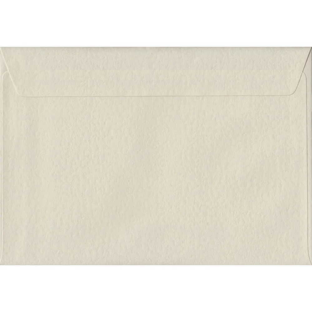 Ivory Hammer Textured Peel And Seal C5 162mm x 229mm Individual Coloured Envelope