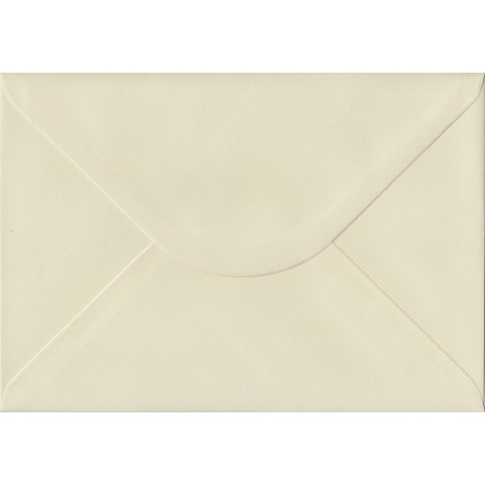Ivory Laid Textured Gummed C5 162mm x 229mm Individual Coloured Envelope
