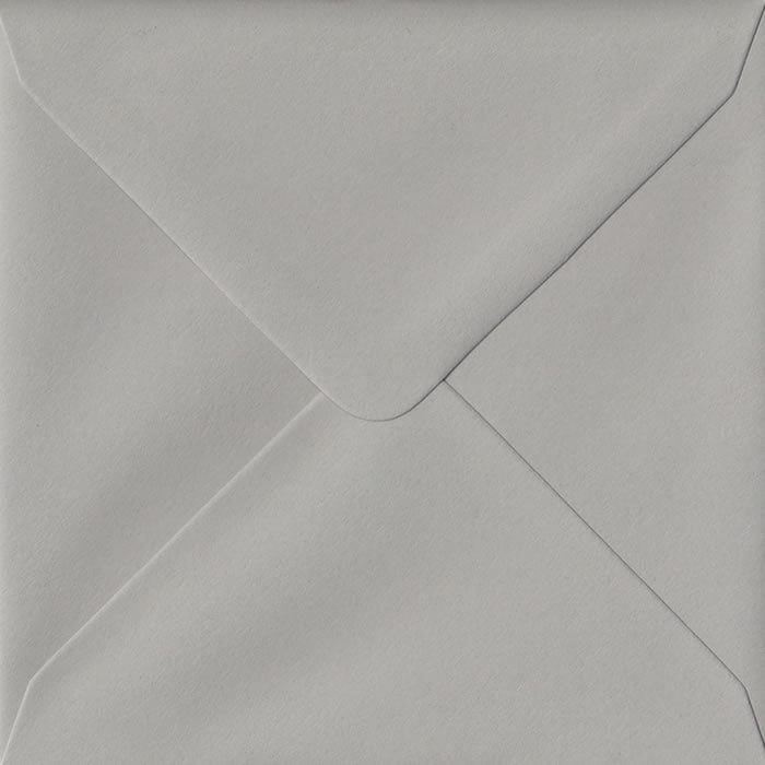 Owl Grey 130mm x 130mm 120gsm Gummed Small Square Sized Envelope