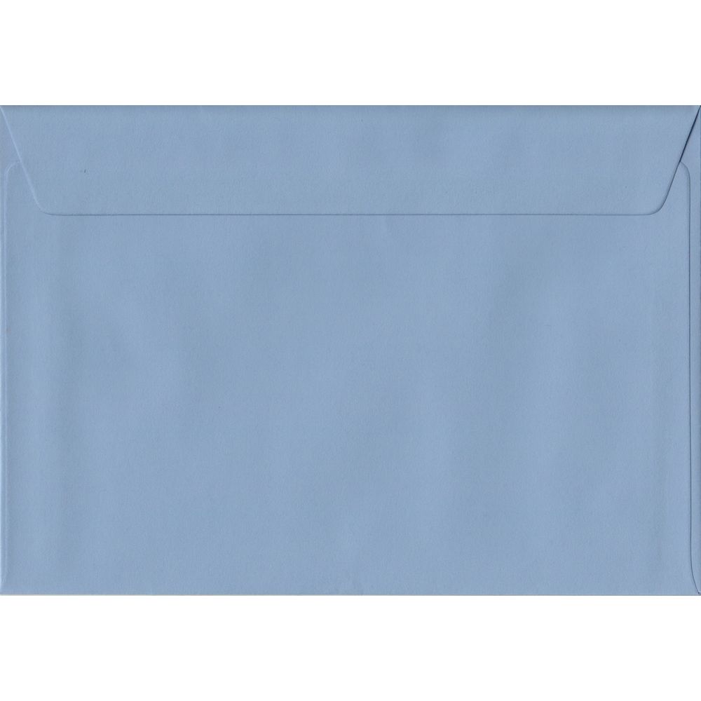 Wedgwood Blue Plain Peel And Seal C6 114mm x 162mm Individual Coloured Envelope