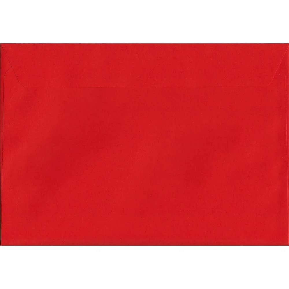 Pillar Box Red Peel/Seal C5 162mm x 229mm 120gsm Luxury Coloured Envelope