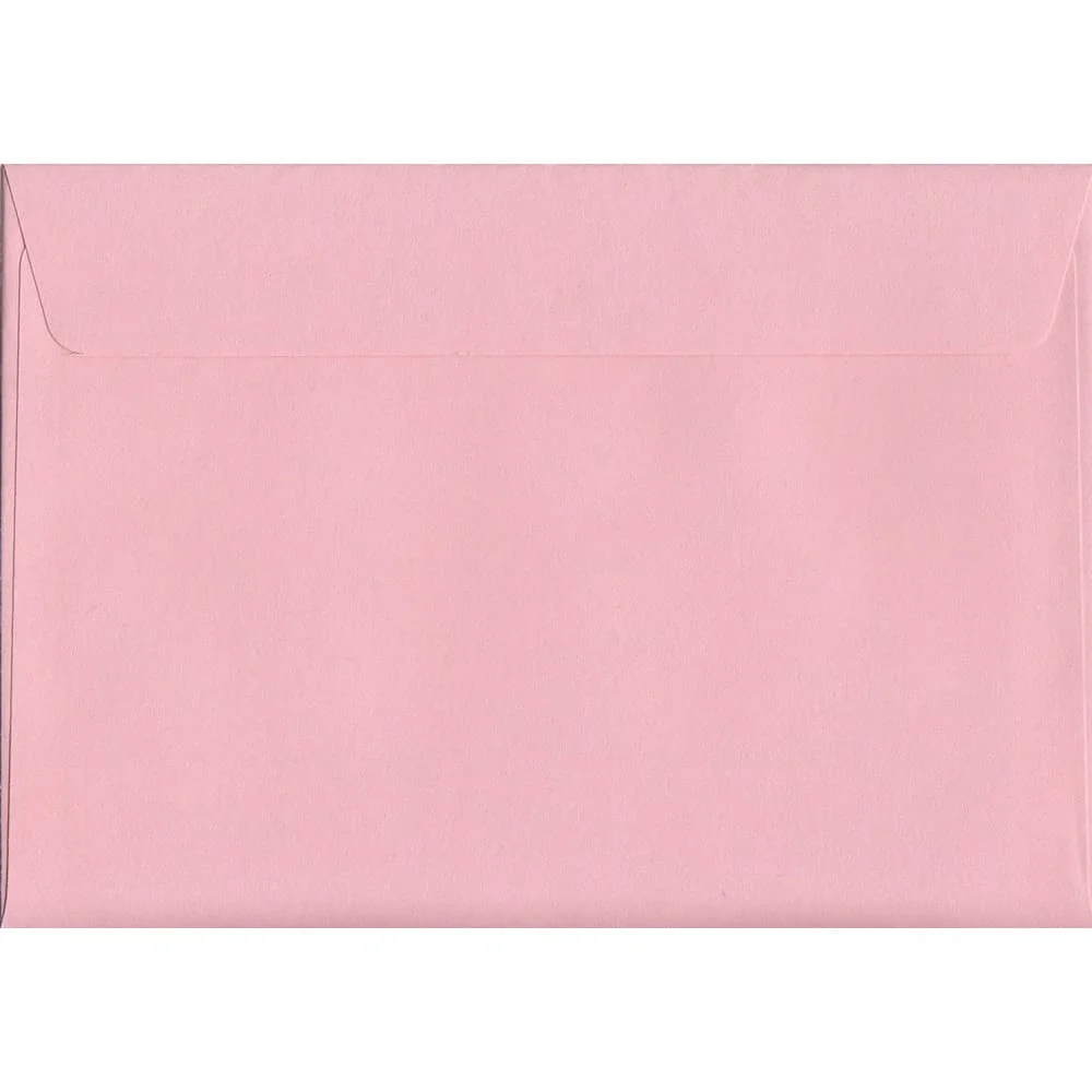 Baby Pink Peel/Seal C6 114mm x 162mm 120gsm Luxury Coloured Envelope
