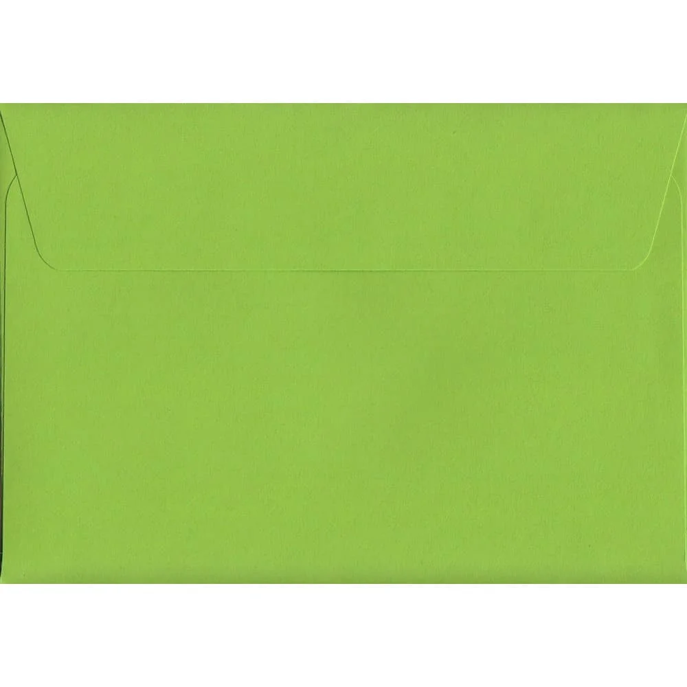 Lime Green Peel/Seal C6 114mm x 162mm 120gsm Luxury Coloured Envelope