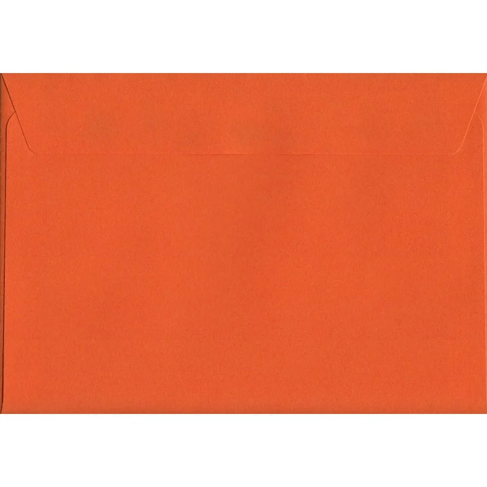 Sunset Orange Peel/Seal C6 114mm x 162mm 120gsm Luxury Coloured Envelope