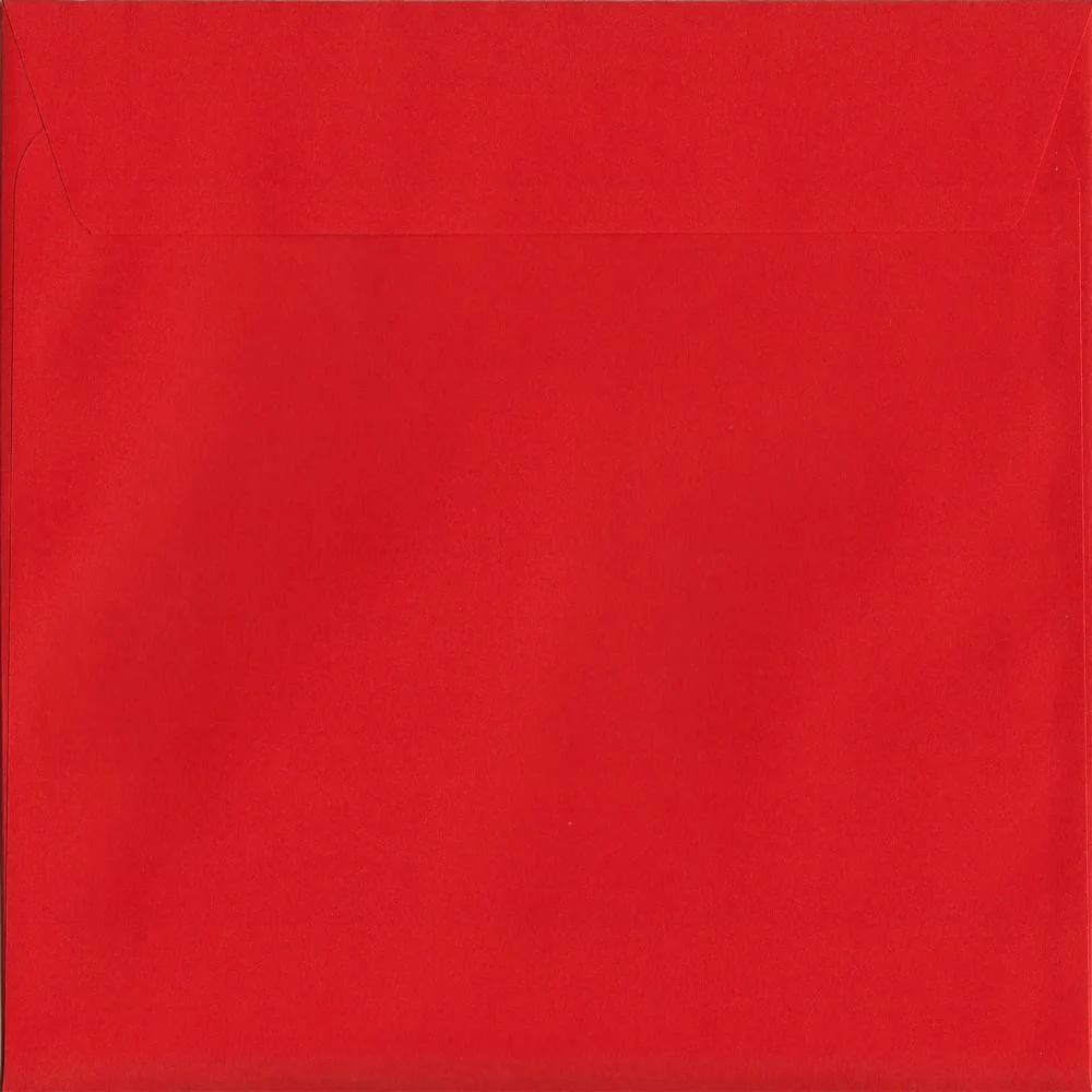 Pillar Box Red Peel/Seal S2 220mm x 220mm 120gsm Luxury Coloured Envelope