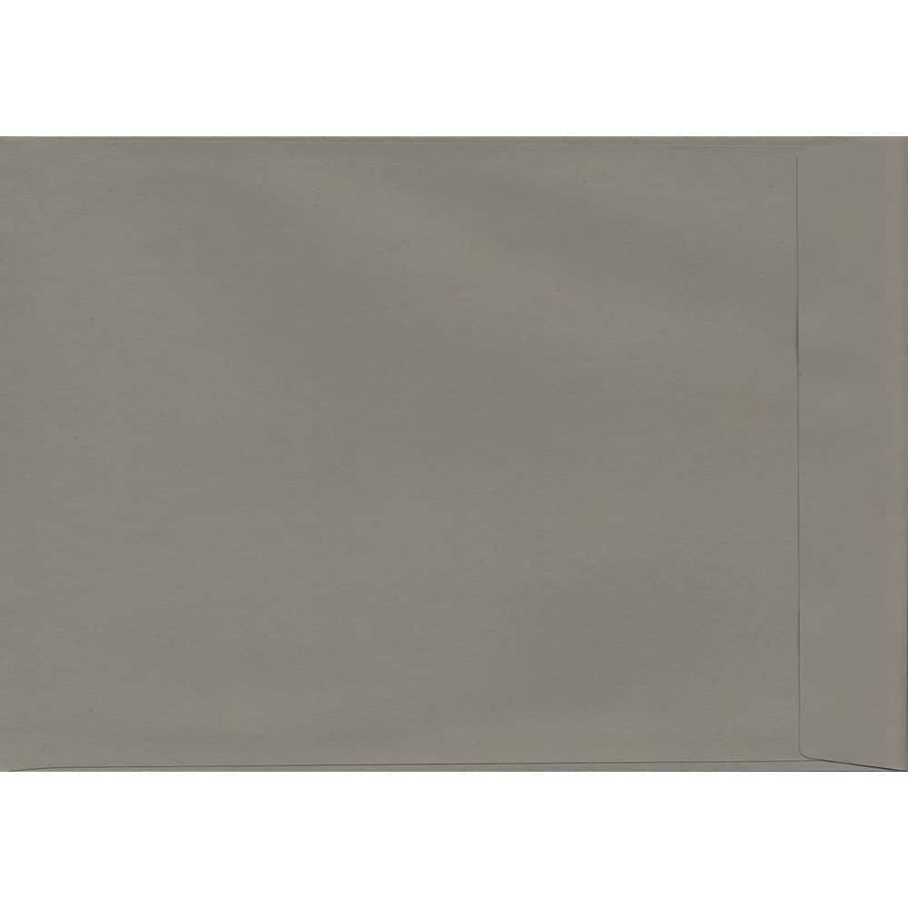 50 A4 Grey Envelopes. Storm Grey. 229mm x 324mm. 120gsm paper. Peel/Seal Flap.