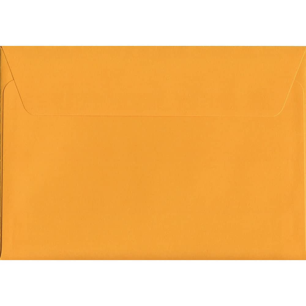 A6 Yellow Envelopes Golden Yellow Peel/Seal 114mm x 162mm