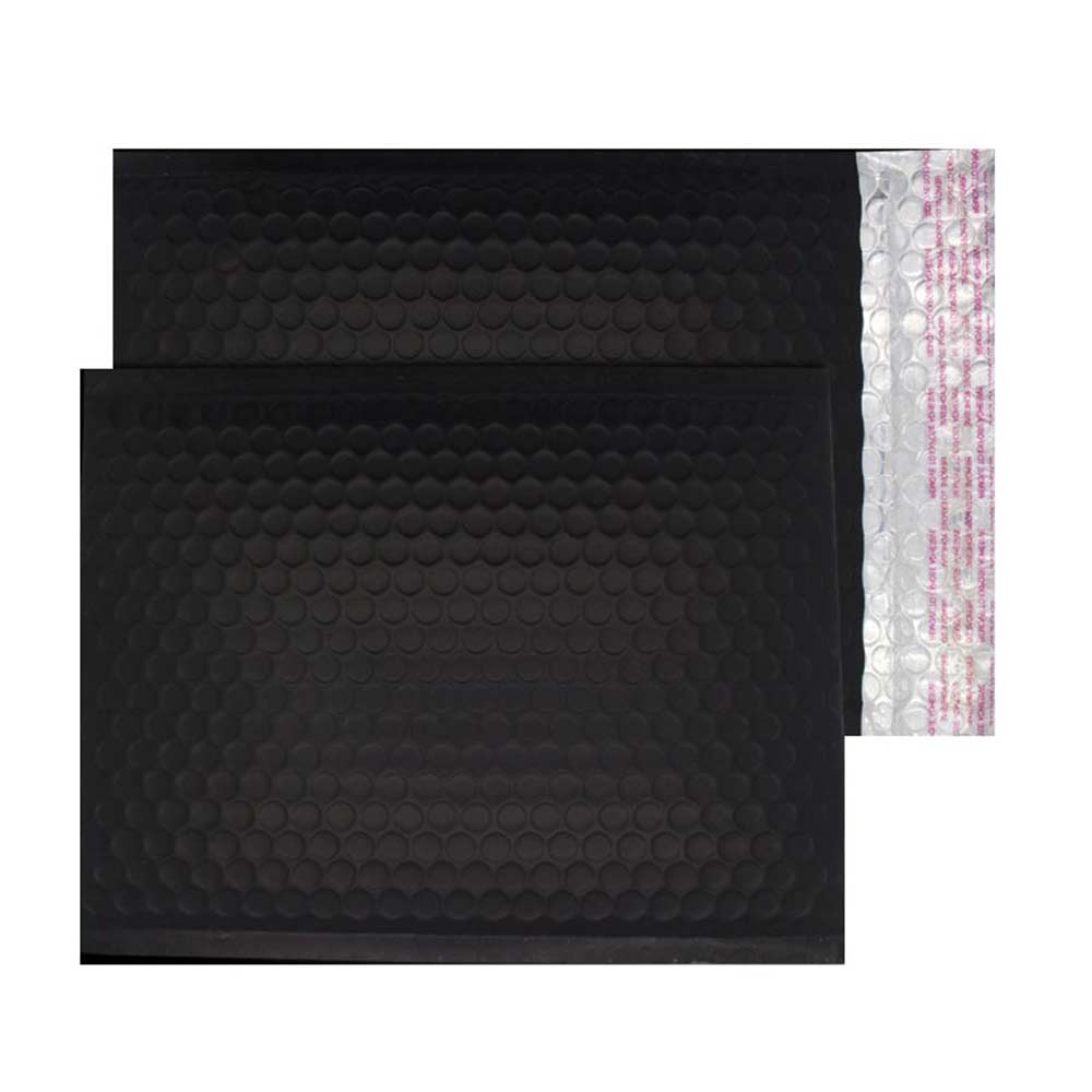 Charcoal Black Matt 250mm x 180mm Bubble Lined Envelopes (Box Of 100)
