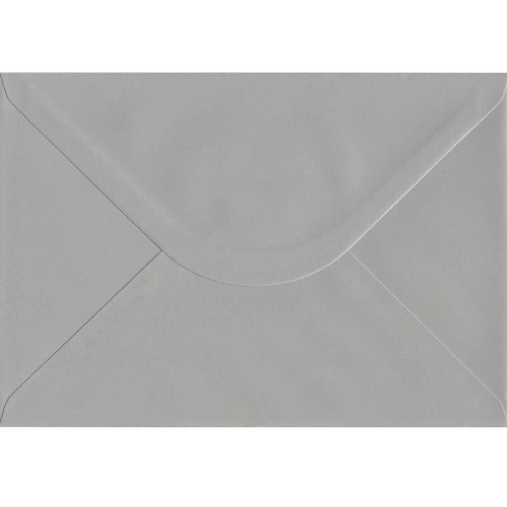 100 A5 Grey Envelopes. Owl Grey. 162mm x 229mm. 120gsm paper. Gummed Flap.