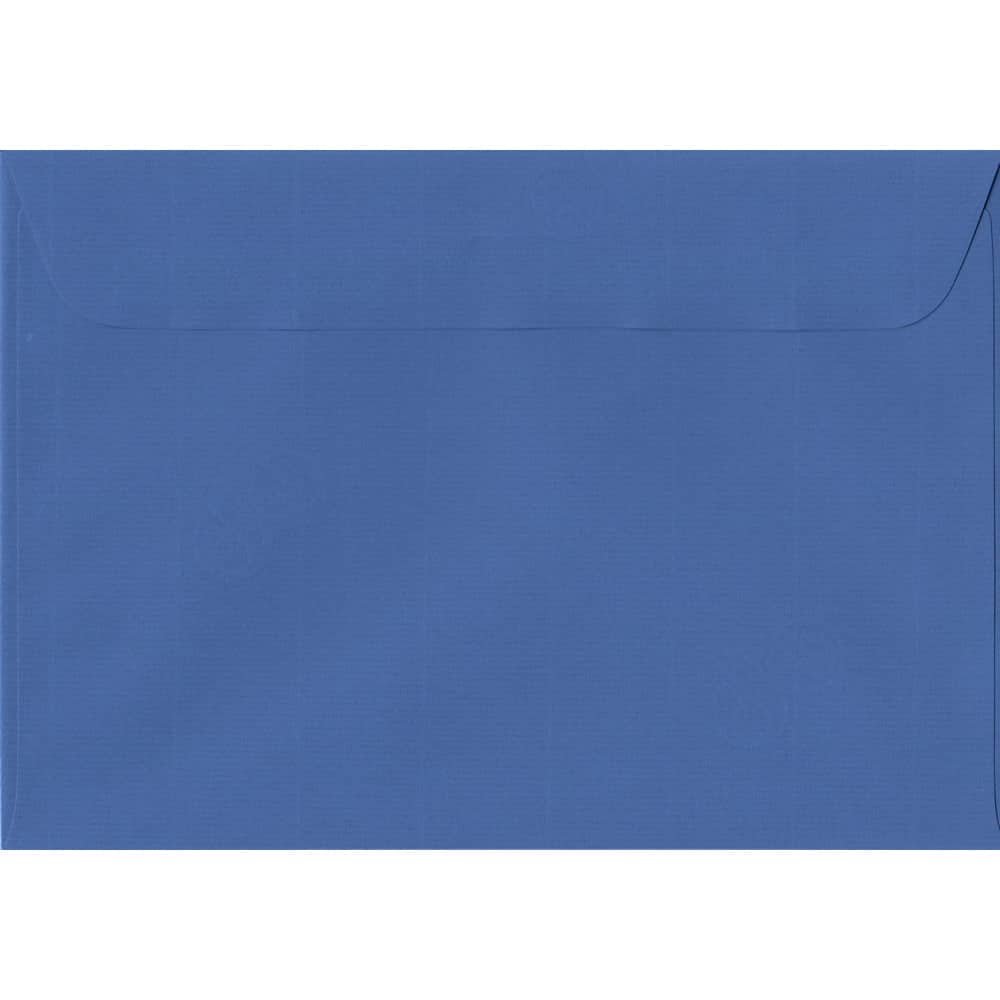 162mm x 229mm Royal Blue Laid Envelope. C5/A5 Paper Size. Peel/Seal Flap. 100gsm Paper.