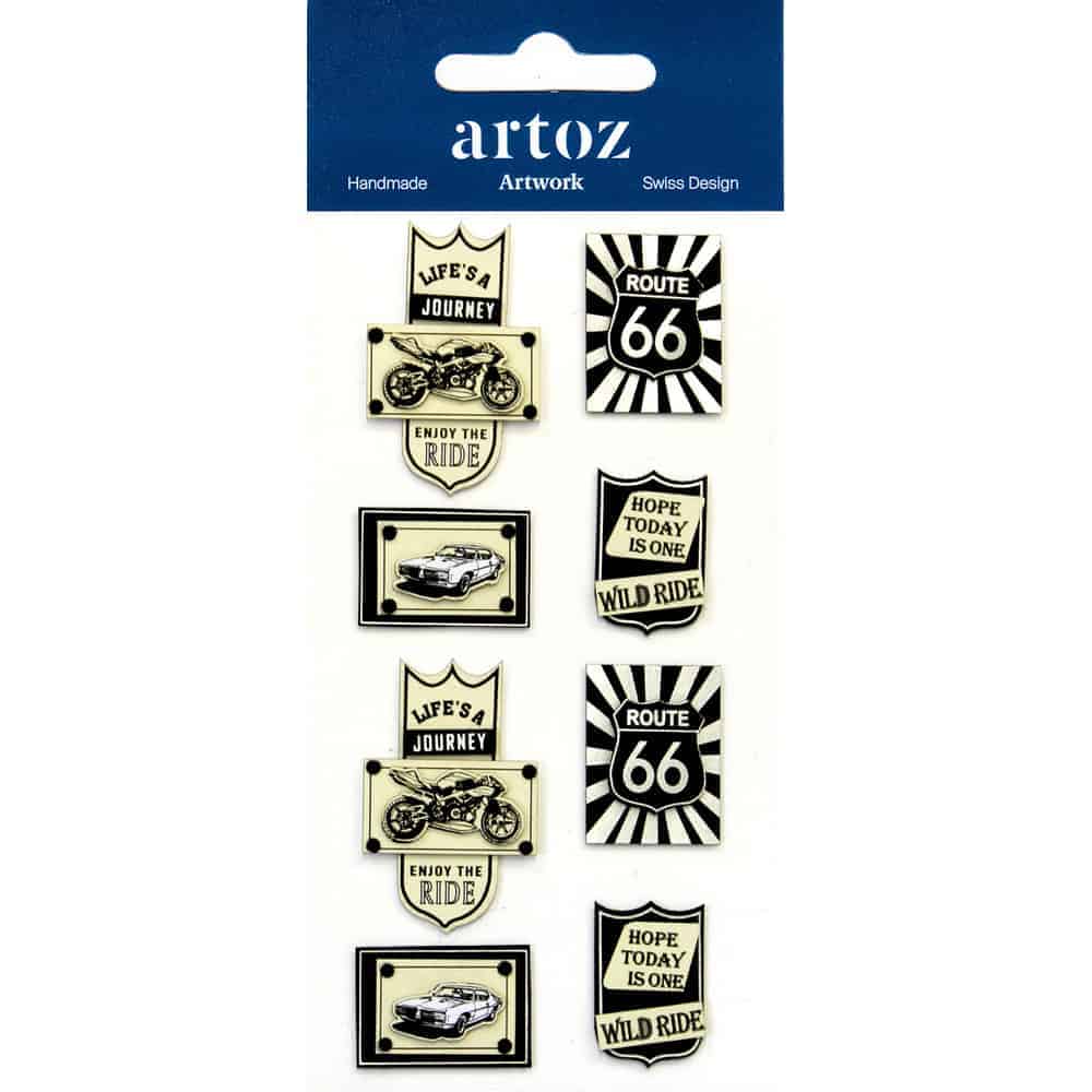 Artoz France Craft Embellishment Stickers Card Making Scrapbooking New 