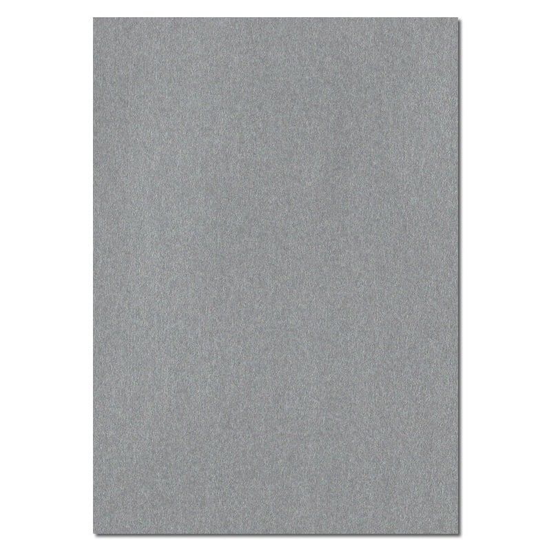 297mm x 210mm Silver Metallic Solid Paper. A4 Sheet Size. 100gsm Silver Paper.