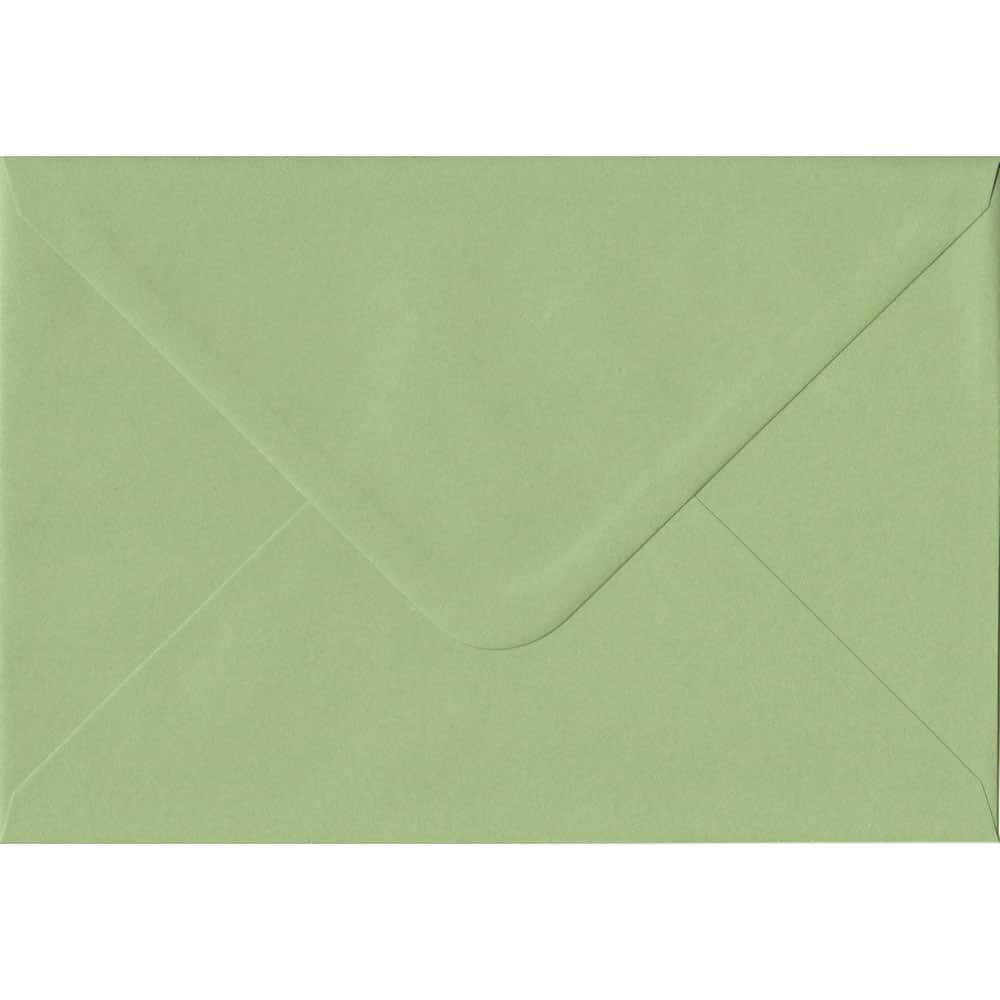 Heritage Green Gummed Envelope