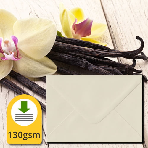 Vanilla 130gsm Luxury Envelopes