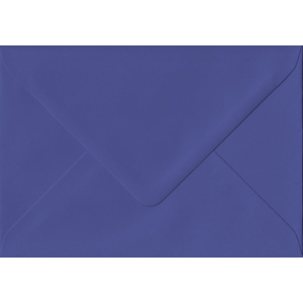Gummed Intense Iris Blue Envelope