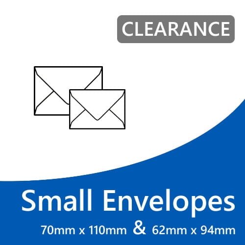 End Of Line Small Envelopes