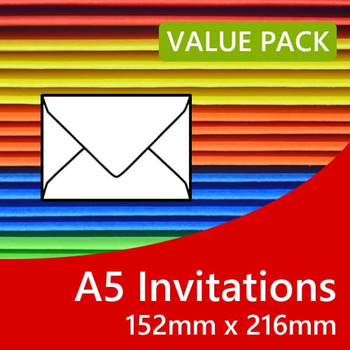 A5 Invitation Envelope Packs