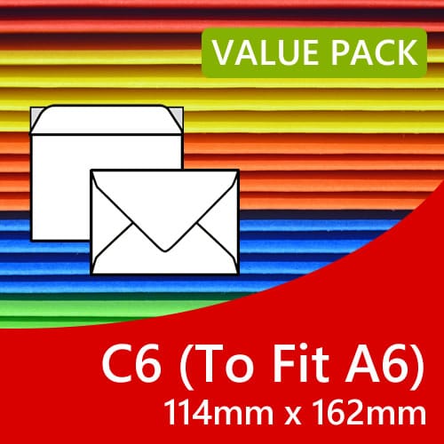A6/C6 Envelope Packs